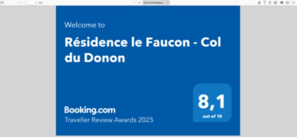 Residence Le Faucon - Col Du Donon Grandfontaine (Bas-Rhin) Exterior foto